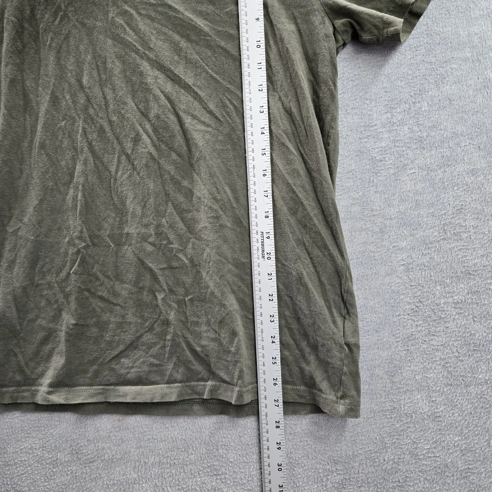 The North Face Men Shirt L Green Box Logo Gorpcore Short‎ Sleeve